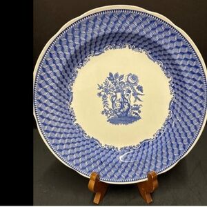 Blue Floral Centerpiece Decorative Dinner Plate